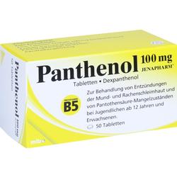 PANTHENOL 100 mg Jenapharm Tabletten